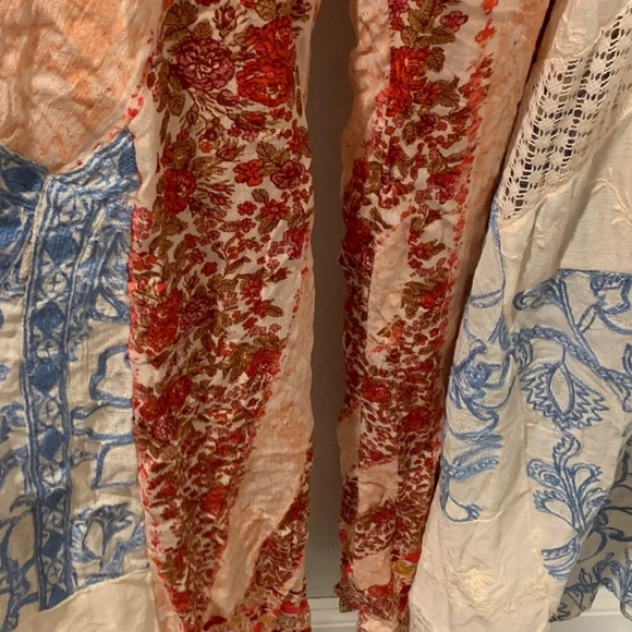 NWOT Free People Gianna Patchwork Jumpsuit - Picture 9 of 11